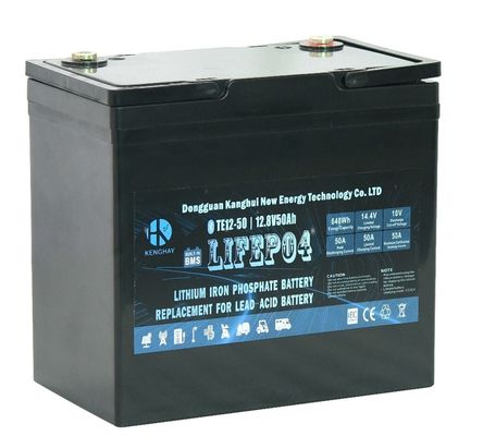 25.5kg Lifepo4 UPS pin điện áp 12V Điện tích 50A 500Ah