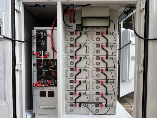 Vận chuyển Hệ thống lưu trữ năng lượng pin AC400V BESS với dung nạp nhiệt độ cao và công nghệ pin lithium-ion